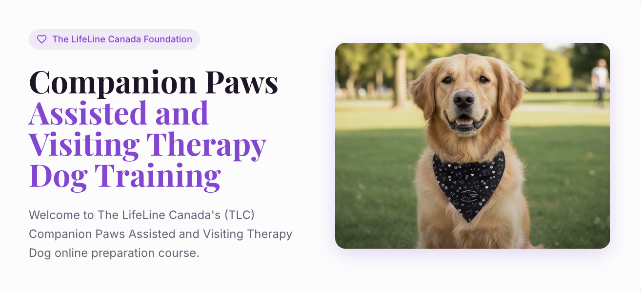 Assisted and Visiting Therapy Dog Training